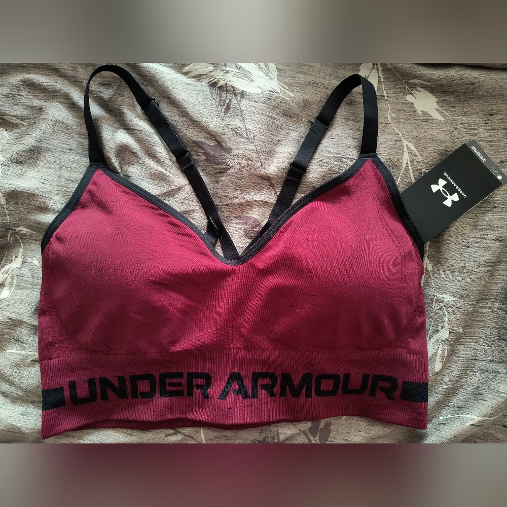 Under Armour Women's Maroon Sports Bra